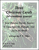 Three Christmas Carols for Trombone Quartet P.O.D. cover